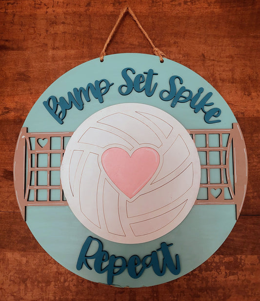PAINTED Volleyball Mini Hanger
