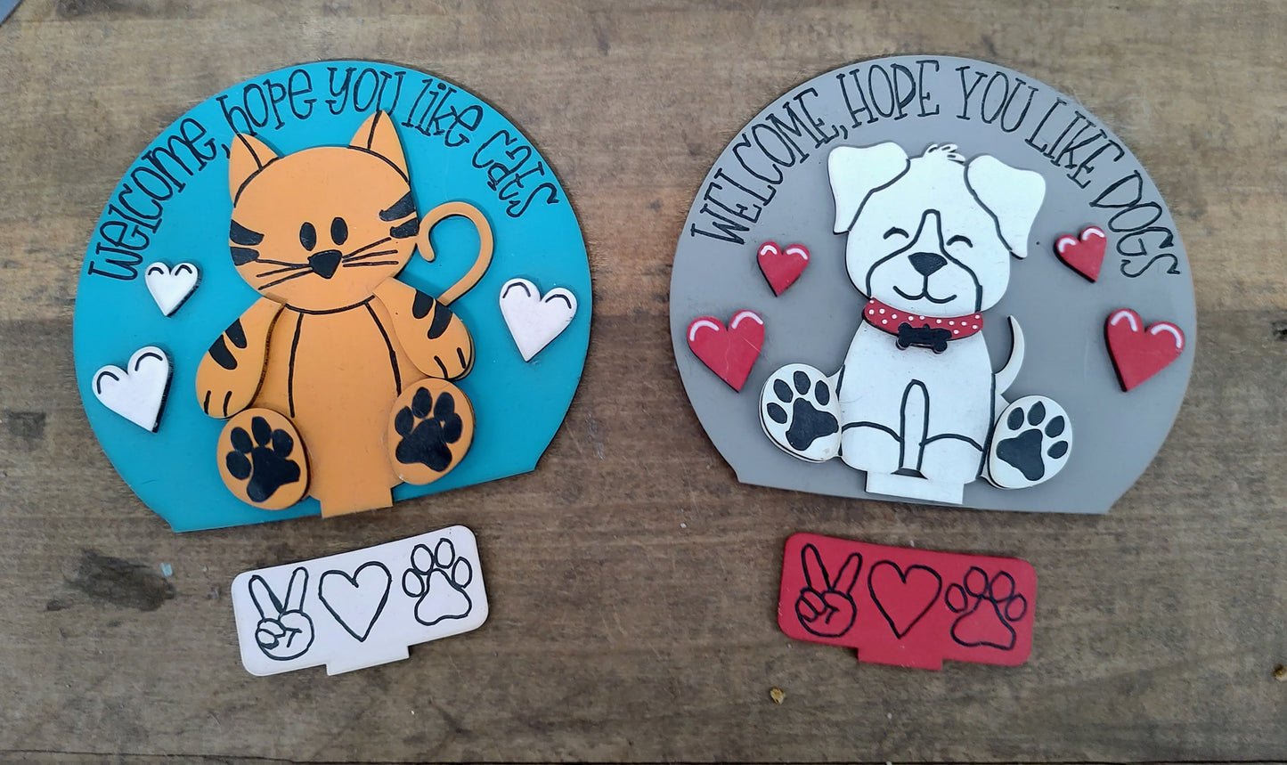 PAINTED Dog/Cat Mini Snowglobe Inserts