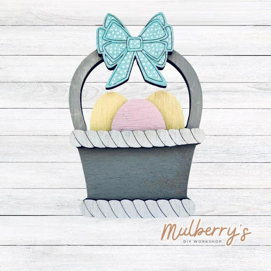 Decorate your home with our Easter Basket insert. Our inserts may be displayed solo or with our interchangeable gnome, which is sold separately.