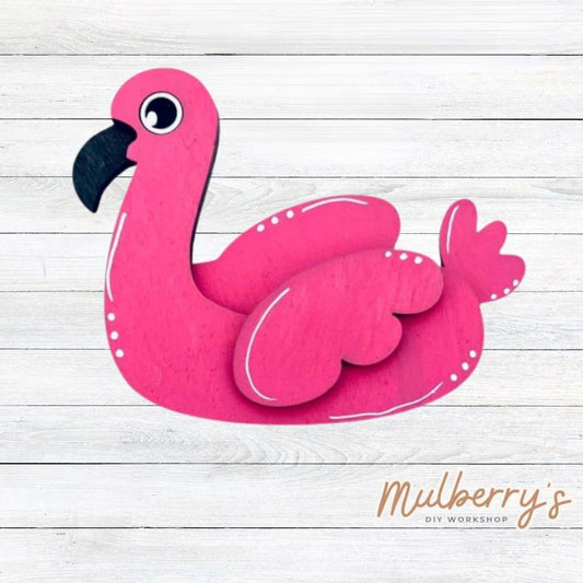 Decorate your home with our Flamingo insert. Our inserts may be displayed solo or with our interchangeable gnome, which is sold separately.