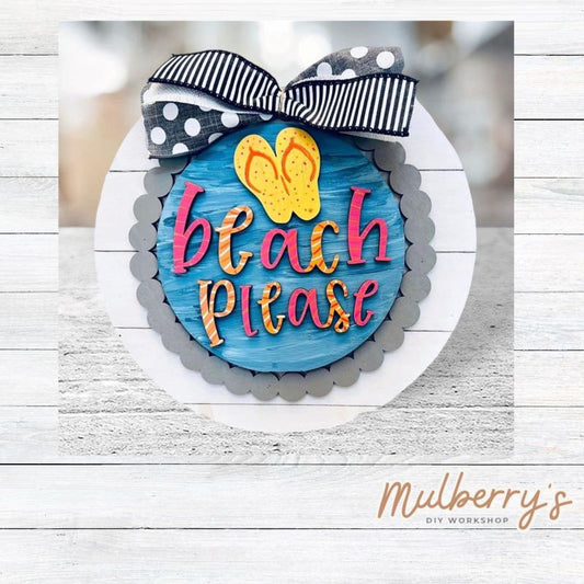 We love our large interchangeable plate with stand! It's approximately 11.5-inches is diameter and can display your favorite seasonal/holiday insert. This set includes the large interchangeable plate with stand and the beach please insert.