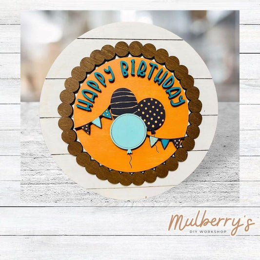 We love our large interchangeable plate with stand! It's approximately 11.5-inches is diameter and can display your favorite seasonal/holiday insert. This set includes the large interchangeable plate with stand and the happy birthday insert.