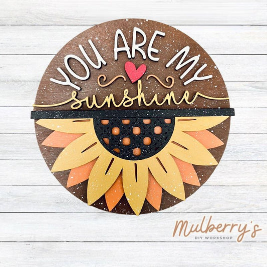 Decorate your home with our 7.5-inch Sunflower Sunshine insert. Our inserts may be displayed solo or with our interchangeable plate stand, which is sold separately.