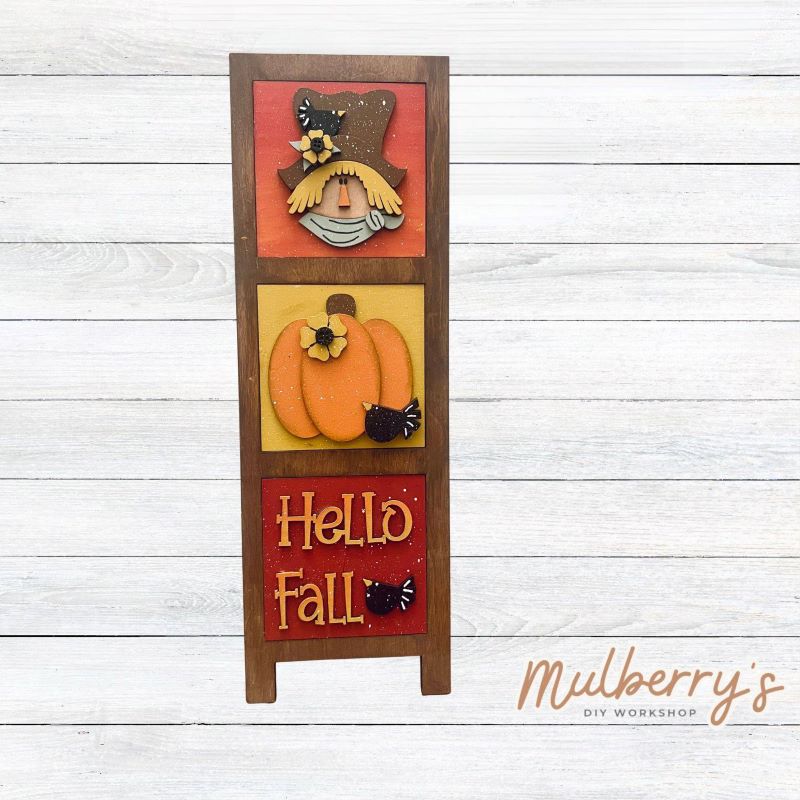 Our triple leaning tower is a perfect way to display the different seasonal and holiday decorative tiles! Choose your favorite three from each season and/or holiday. The triple leaning tower is approximately 16.5" tall and is free standing with a hinge mechanism.

The listing is for the triple leaning tower, only. Decorative tiles must be purchased separately.