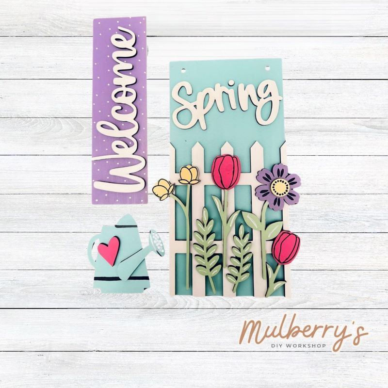 Welcome Spring Insert Interchangeable Mega Post Spring Inserts – Mulberry's DIY Workshop
