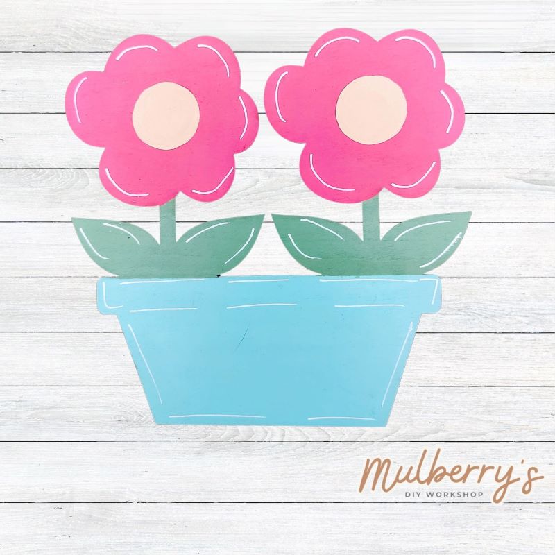 Our flower insert pairs perfectly with our Interchangeable Porch Leaner, which is sold separately in the second picture.