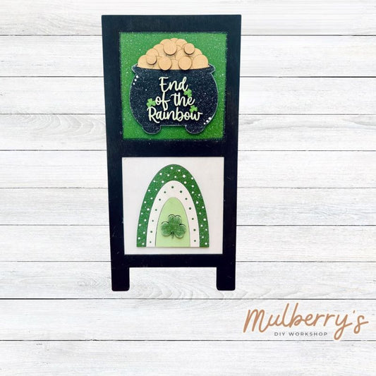 Our double leaning tower is a perfect way to display the different seasonal and holiday decorative tiles! Choose your favorite two from each season and/or holiday. The double leaning tower is approximately 11.5" tall and is free standing with a hinge mechanism. The listing is for the double leaning tower, only. Decorative tiles must be purchased separately.