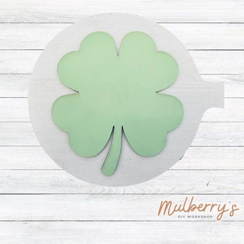 Our shamrock insert pairs perfectly with our Interchangeable Porch Leaner, which is sold separately.