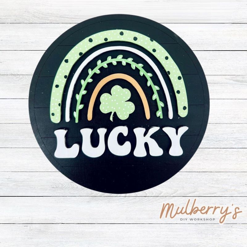 Decorate your home with our Lucky insert. Our inserts may be displayed solo or with our Interchangeable Tabletop, which is sold separately.