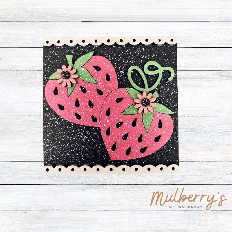 Strawberry Tray Set