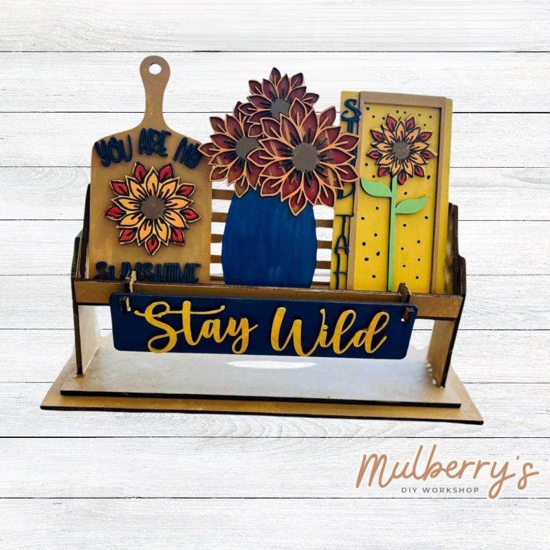 Sunflower Interchangeable Crate Inserts
