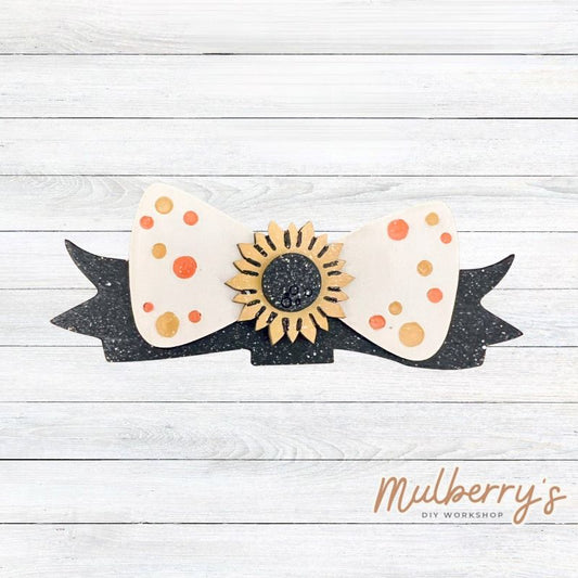 Our sunflower headbow insert pairs perfectly with our Interchangeable Dinosaurs, pictured in the following pictures and sold separately. Please note that we currently offer only one sunflower insert option.

Please note that different inserts fit each type of dinosaur base differently.