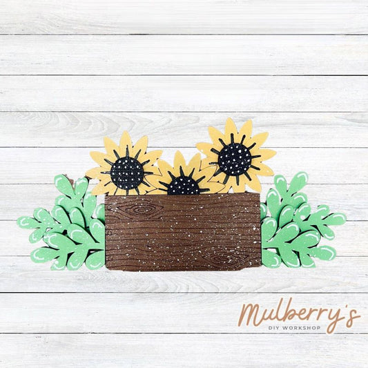 Decorate your home with our sunflower insert. Our inserts may be displayed solo or with our Interchangeable Lantern, which is sold separately.