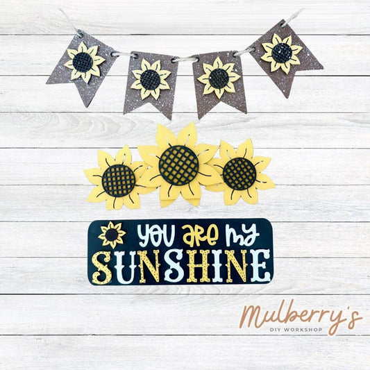 Our sunflower inserts go perfectly with our interchangeable pallet stand, which is sold separately.