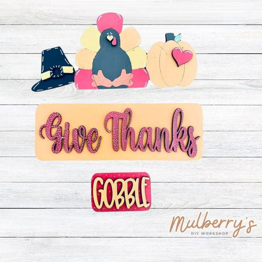 These thanksgiving inserts are used with our interchangeable truck. There are two sizes available: 12 inch and 24 inch.