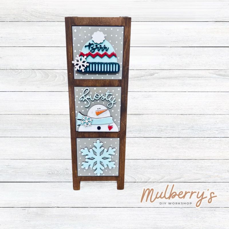 Our triple leaning tower is a perfect way to display the different seasonal and holiday decorative tiles! Choose your favorite three from each season and/or holiday. The triple leaning tower is approximately 16.5" tall and is free standing with a hinge mechanism. The listing is for the triple leaning tower, only. Decorative tiles must be purchased separately.