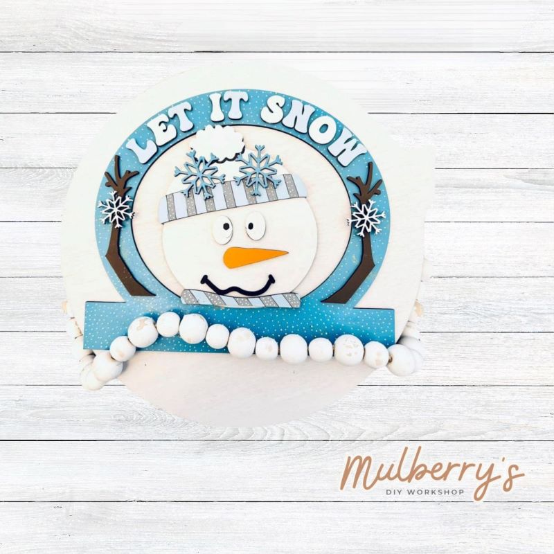 Snowman Insert for Interchangeable Welcome Door Hanger – Mulberry's DIY ...